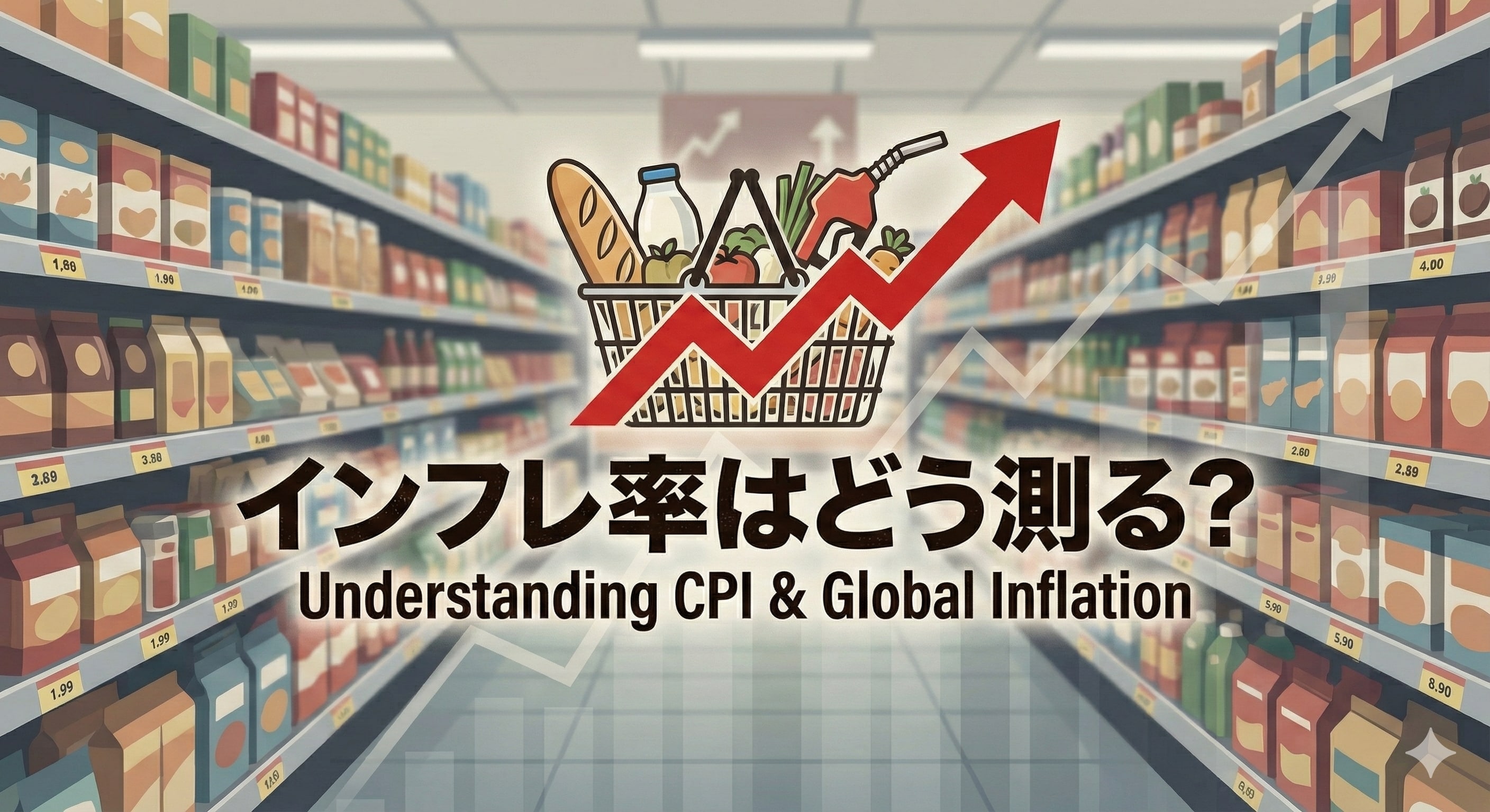 ニュースで出てくる「インフレ率」は、どうやって測っているのか？
